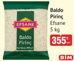 EFSANE BALDO PİRİNÇ 5 KG